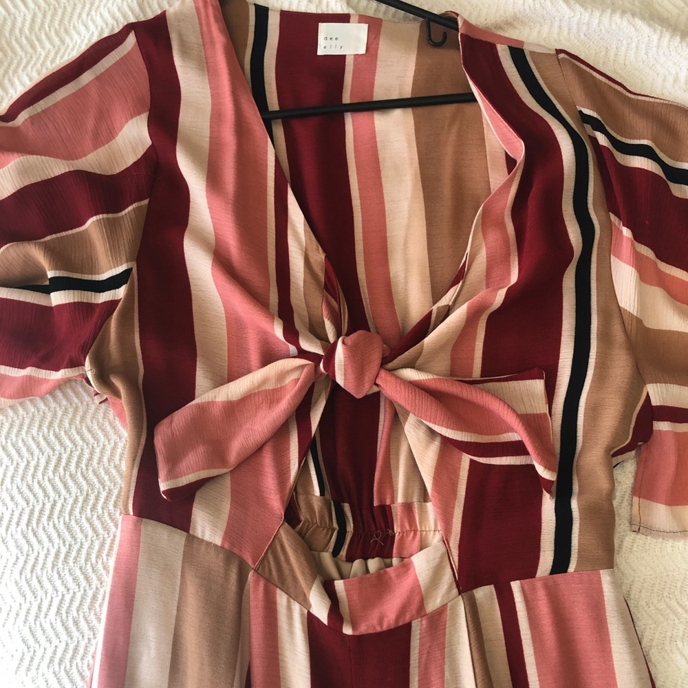 Striped Jumpsuit